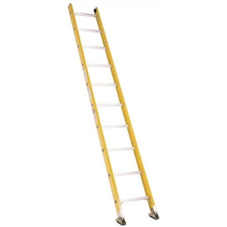 Bauer Ladder Straight Ladder, Fiberglass, 300 l b Load Capacity 33010